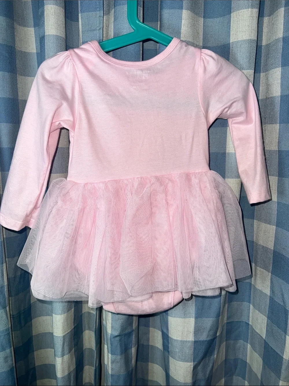 The Children's Place Pink Bunny Tulle One-Piece Bodysuit